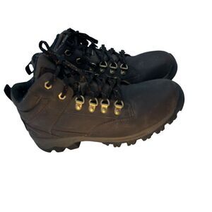 Timberlands high top brown boots boys 6 or woman’s 8